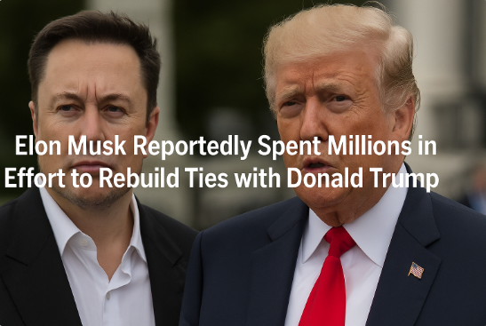 Elon Musk Reportedly Spent Millions in Effort to Rebuild Ties with Donald Trump